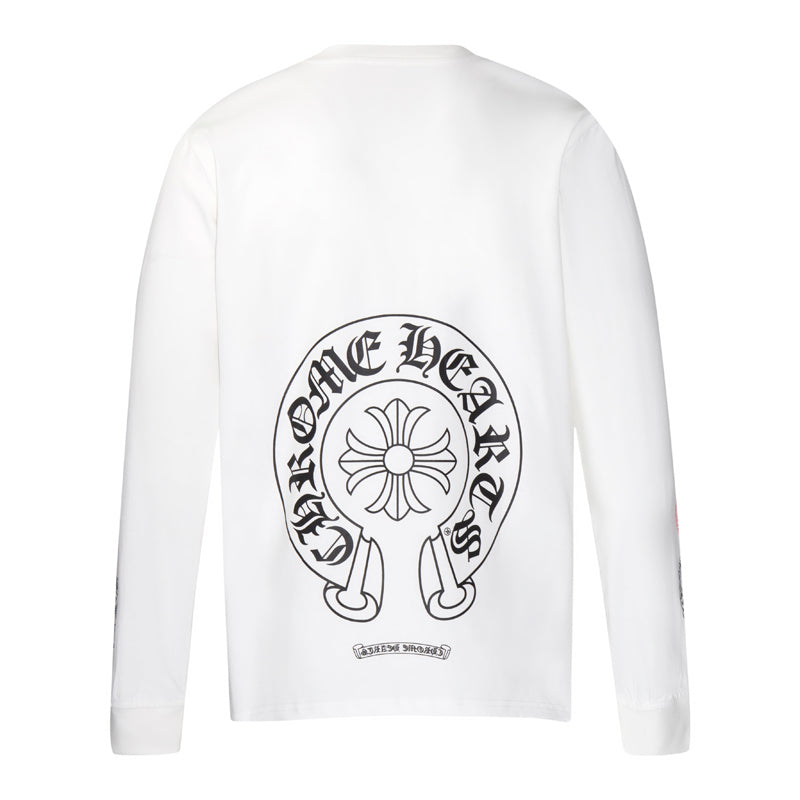 Chrome Hearts Multi Color Horse Shoe L/S T-shirt 8009