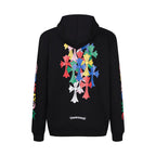 Chrome Hearts Multi Color Cross Cemetery Zip Up Hoodie 5010