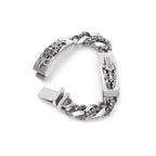 Chrome Hearts DOUBLE ID FANCY LINK BRACELET -8