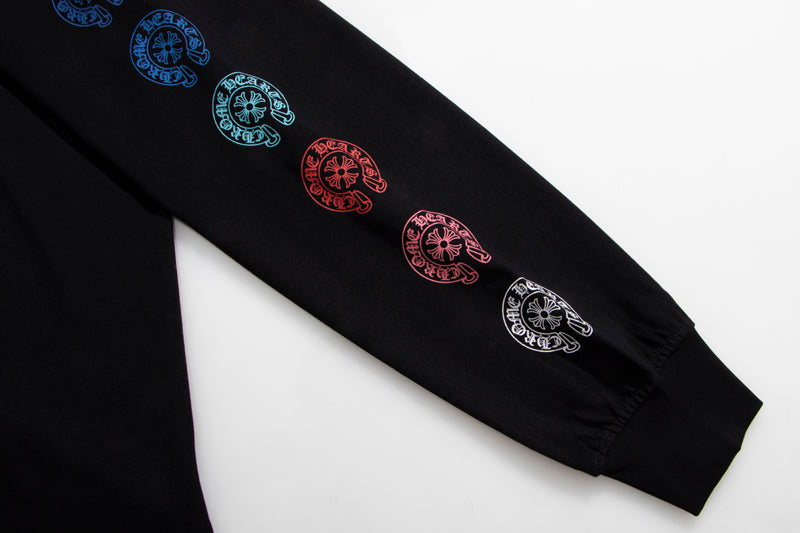 Chrome Hearts Multi Color Horse Shoe L/S T-shirt 8009