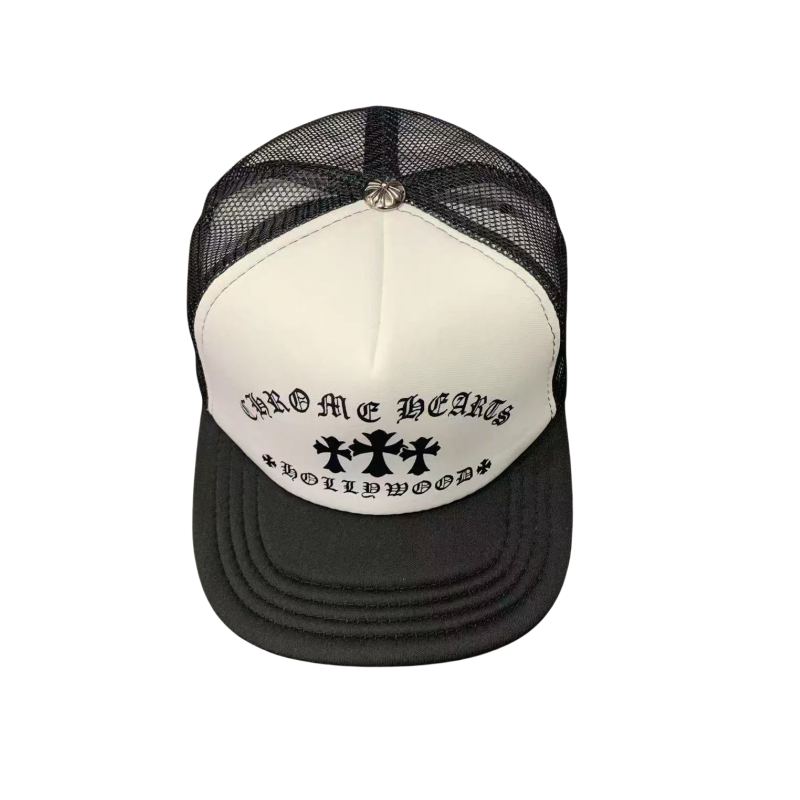 Chrome Hearts Hollywood Cross "King Taco" Trucker Cap