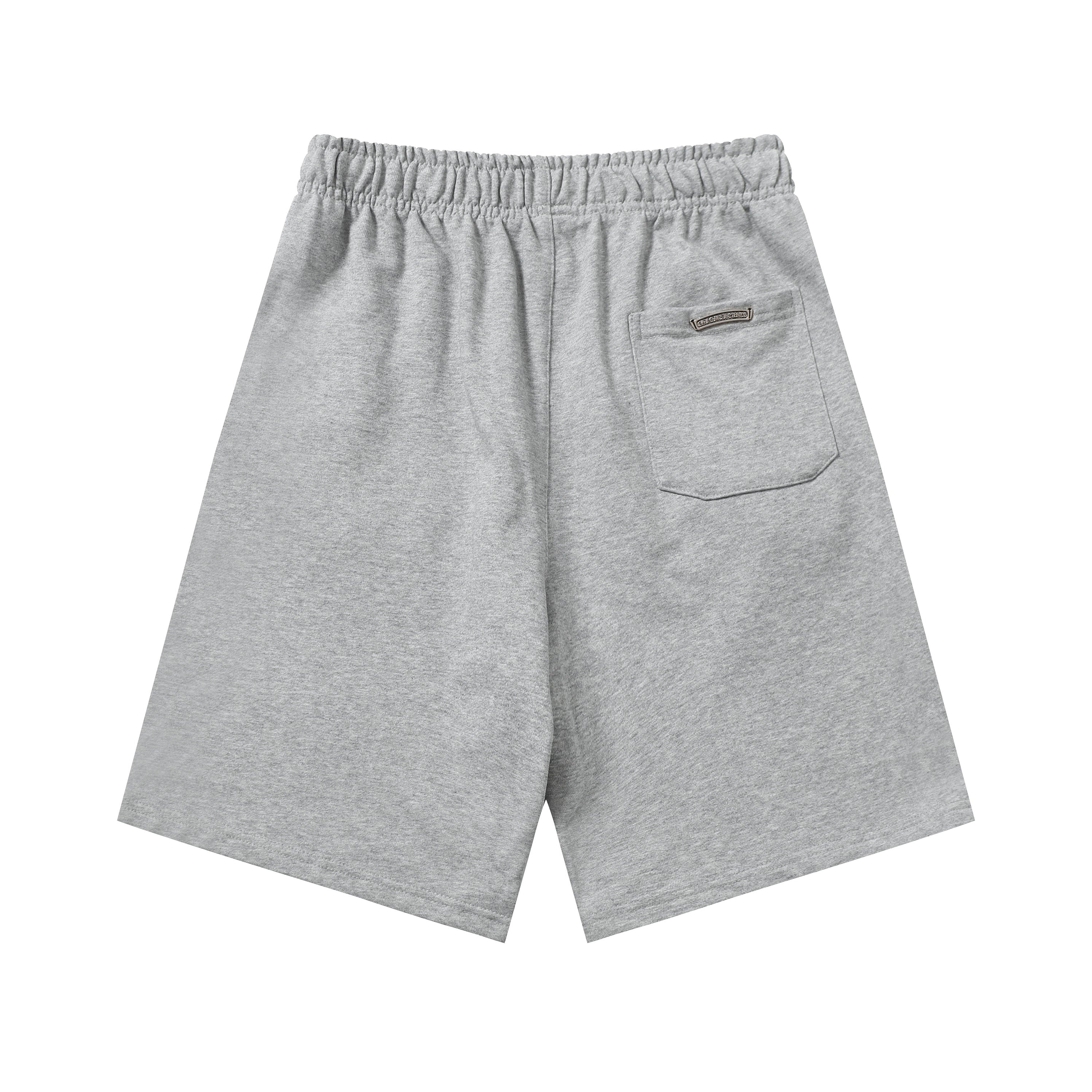 Chrome Hearts Cemetery Leather Cross Patch Paper Jam Shorts