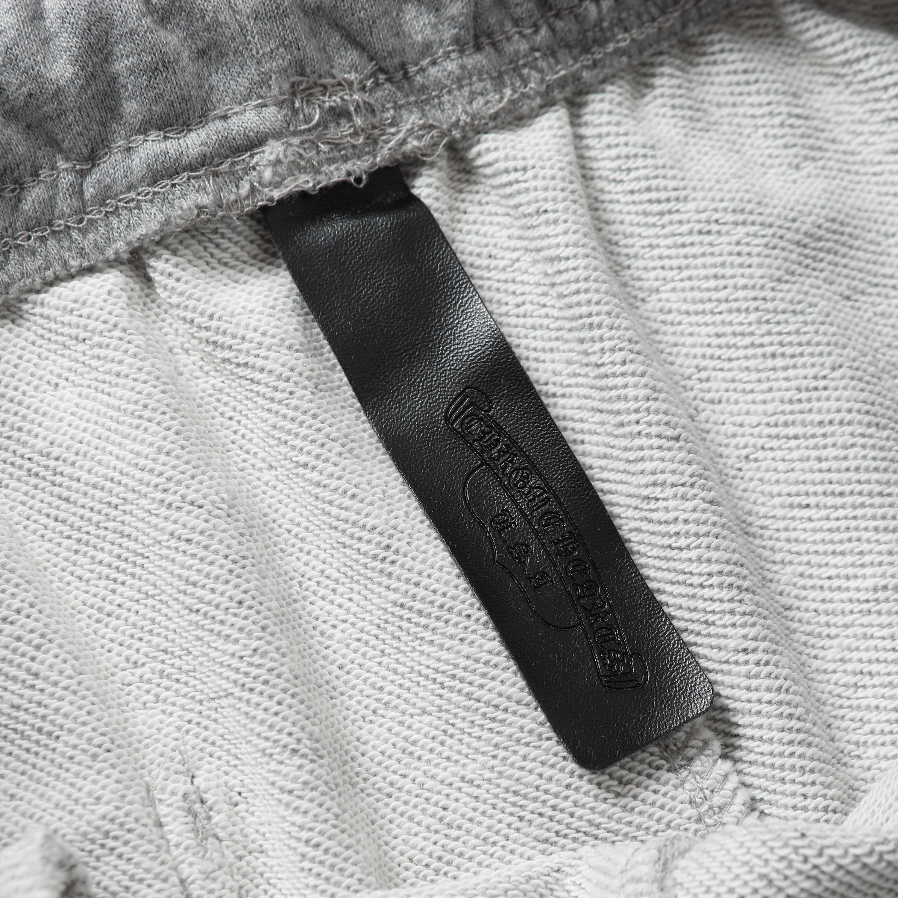 Chrome Hearts Cemetery Leather Cross Patch Paper Jam Shorts