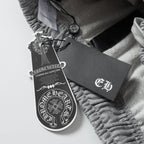 Chrome Hearts Cemetery Leather Cross Patch Paper Jam Shorts