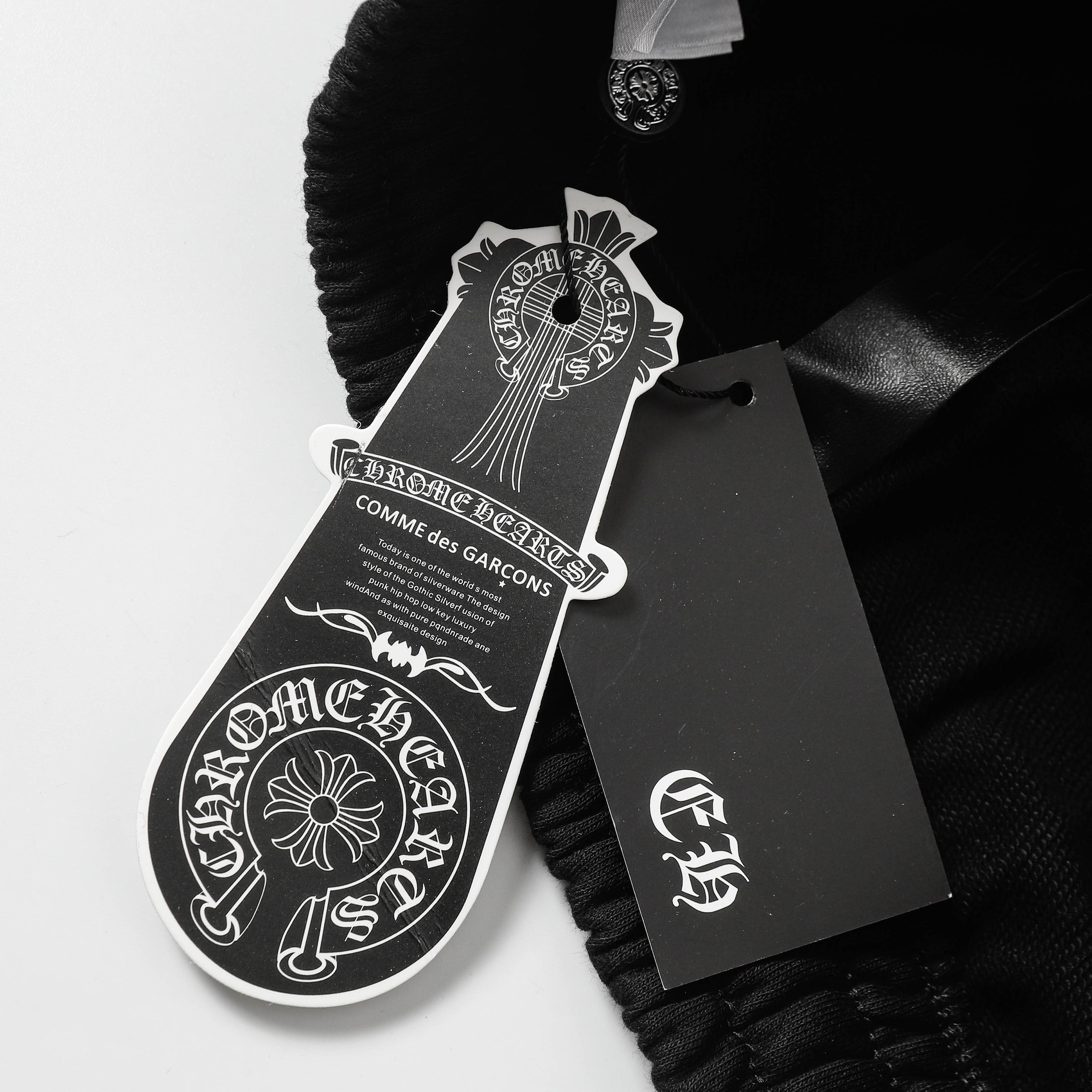 Chrome Hearts Cemetery Leather Cross Patch Paper Jam Shorts