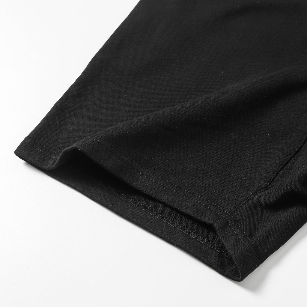 Chrome Hearts Cemetery Leather Cross Patch Paper Jam Shorts