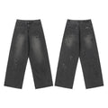 Chrome Hearts Black Cross Patch Grey Jeans