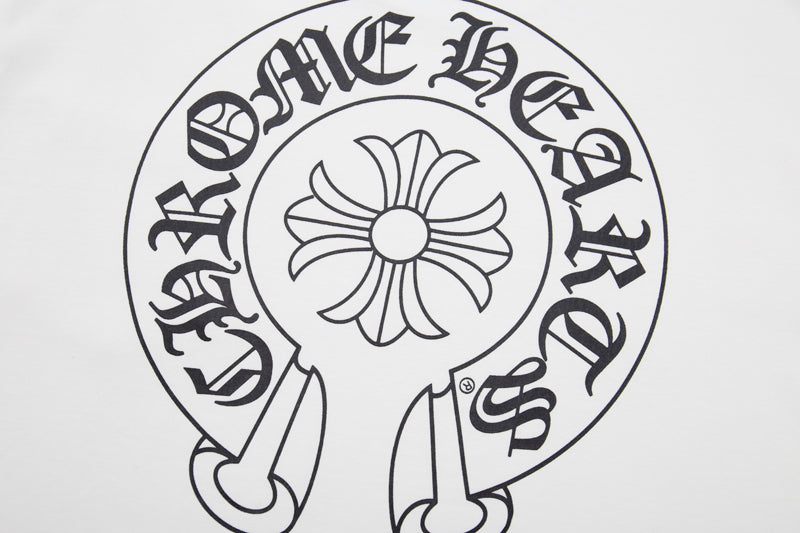 Chrome Hearts Classic Horseshoe Logo Short Sleeve T-shirt 6013