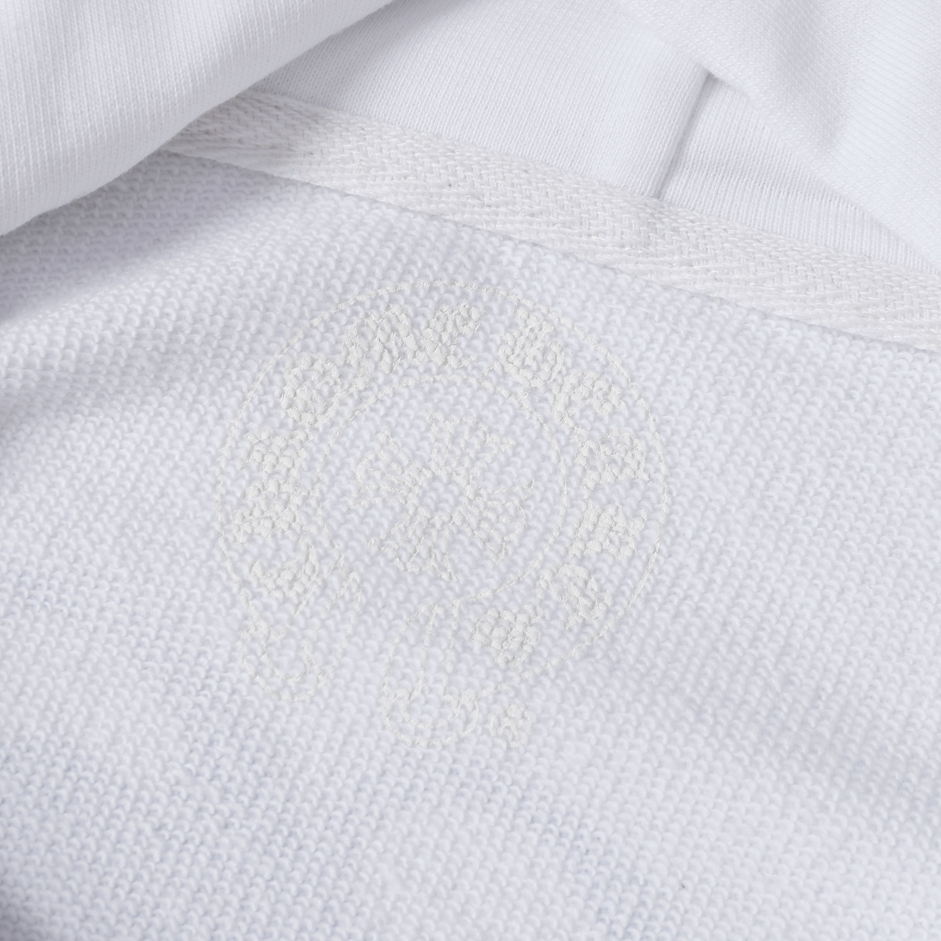 Chrome Hearts Rolling Stones Script Blue Logo Hoodie 9817