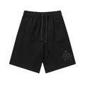 Chrome Hearts Cemetery Leather Cross Patch Paper Jam Shorts