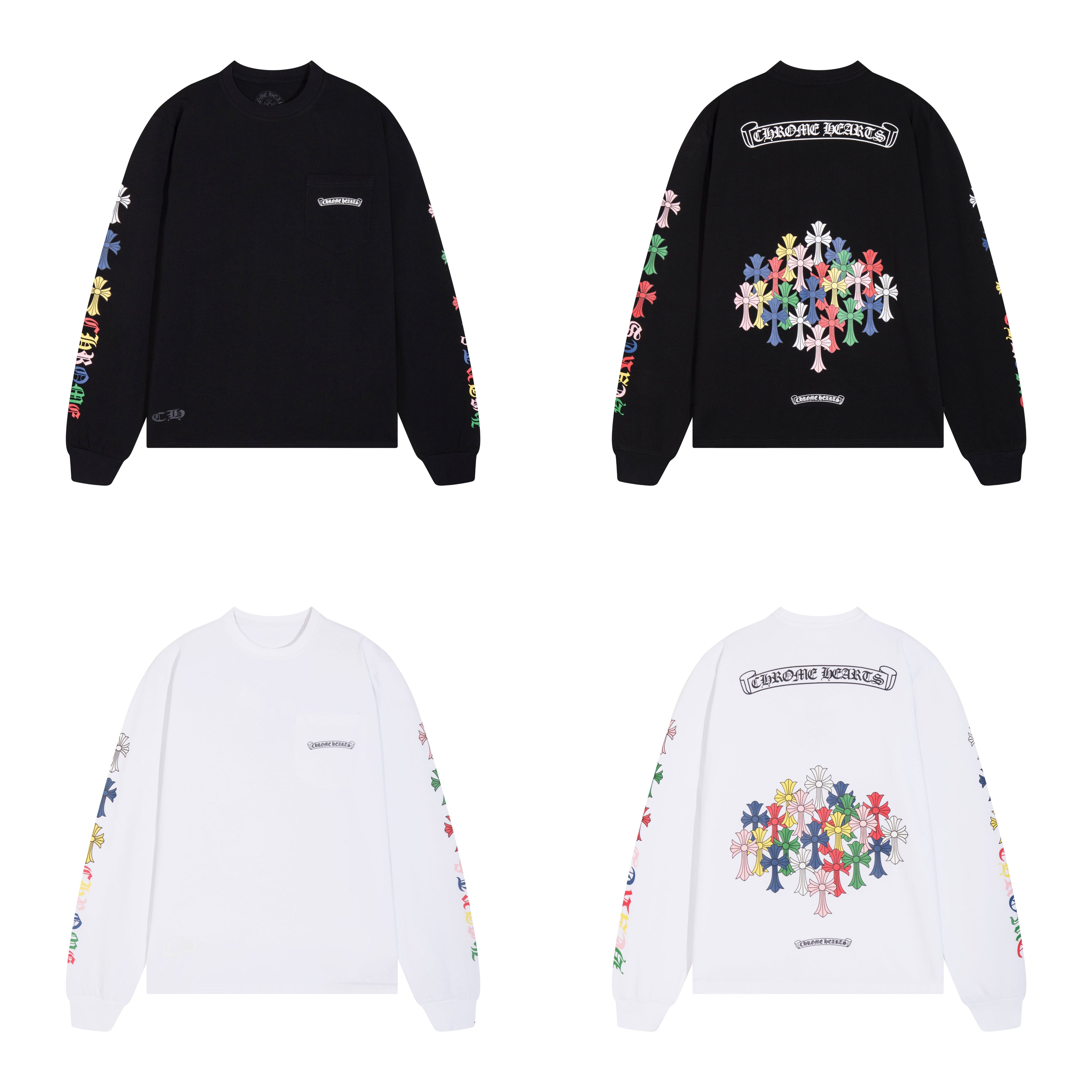 Chrome Hearts Multi Color Cross SWEATSHIRTS 8015